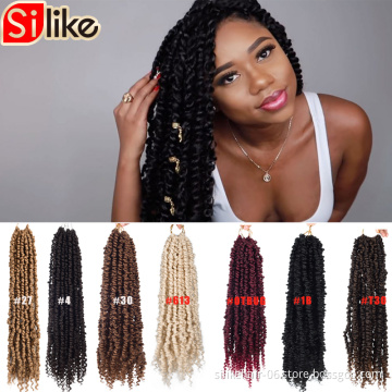 Kinky Curly Hair Extensions Ombre Passion Twist Water WavePassion Spring Twist Hair 12inch Crochet Passion Twist Hair Synthetic